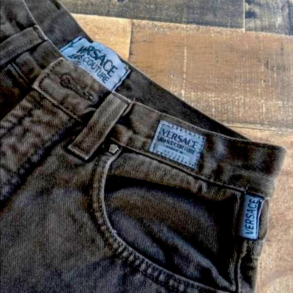 VERSACE COUTURE HIGH RISE MOM JEANS - Picture 3 of 6